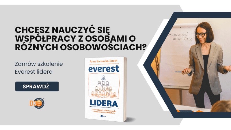 Chcesz nauczyć się współpracy z osobami o różnych osobowościach? Zamów szkolenie Everest Lidera.